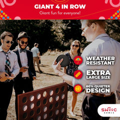 SWOOC giant four-in-a-row by the pool for all-weather fun