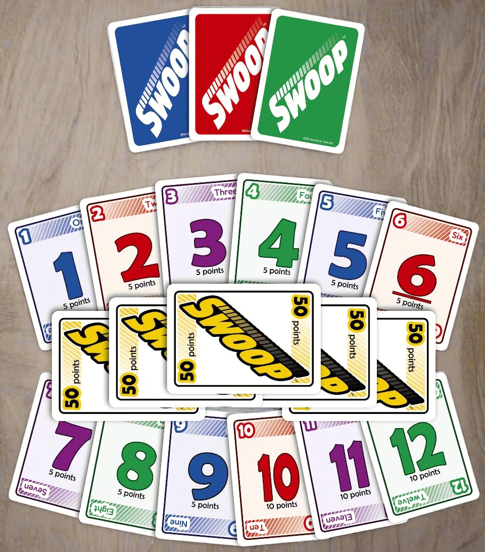 SWOOP Card Game travel-friendly design for picnics and road trips.