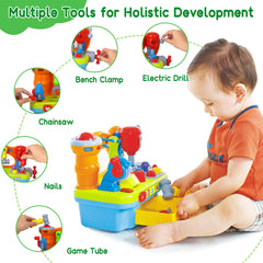 SYAOMUNLY LED light panel and sounds enhance interactive learning and attention.