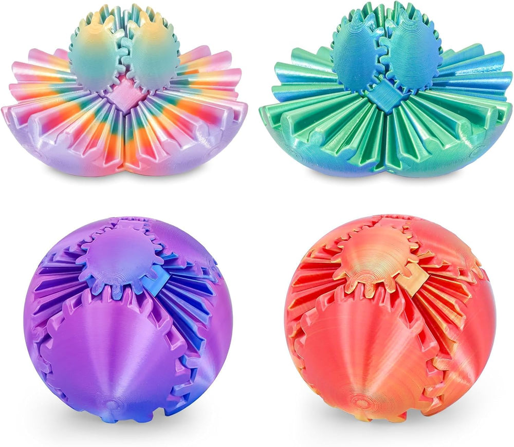 Sybedu gear ball fidget toy in action offering tactile engagement for focus and relaxation.