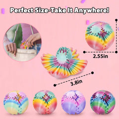 Sybedu gearball spin toy in gradient hues for calm break moments