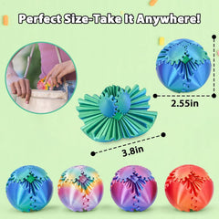 Sybedu portable pocket size fidget fits in a pocket for travel or commute.