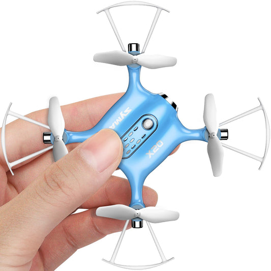 SYMA Kids pocket quadcopter with altitude hold for smooth indoor flights.