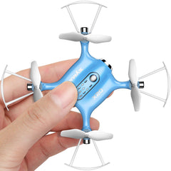 SYMA Kids pocket quadcopter with altitude hold for smooth indoor flights.
