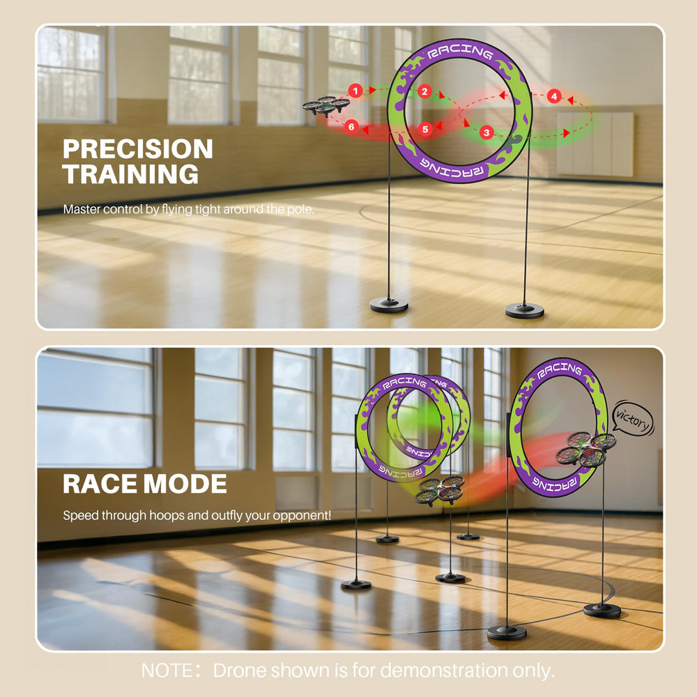 SYMA drone race hoops in nylon offer durable, repeat-friendly practice sessions