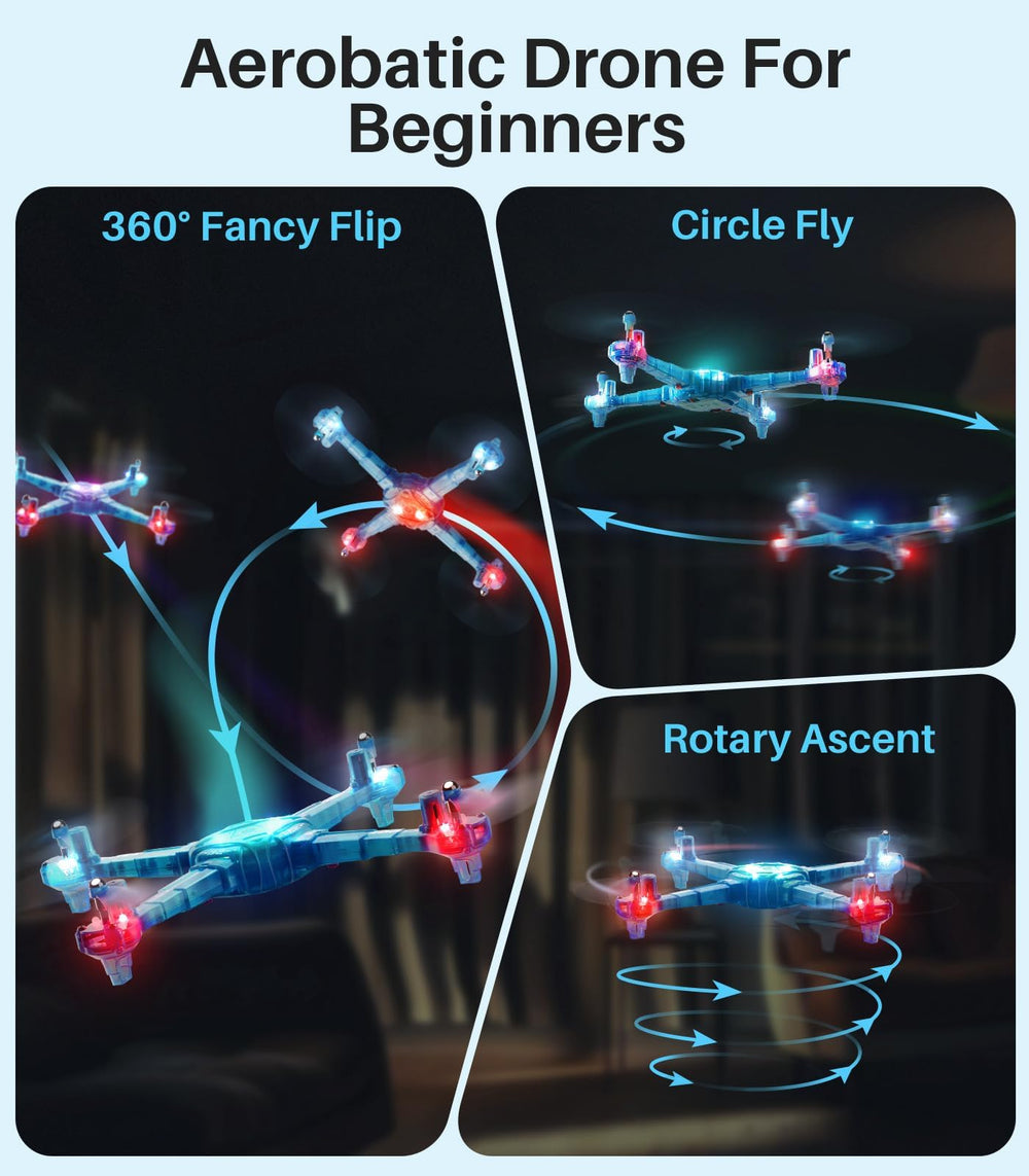 SYMA mini drone with headless mode simplifies initial flight navigation
