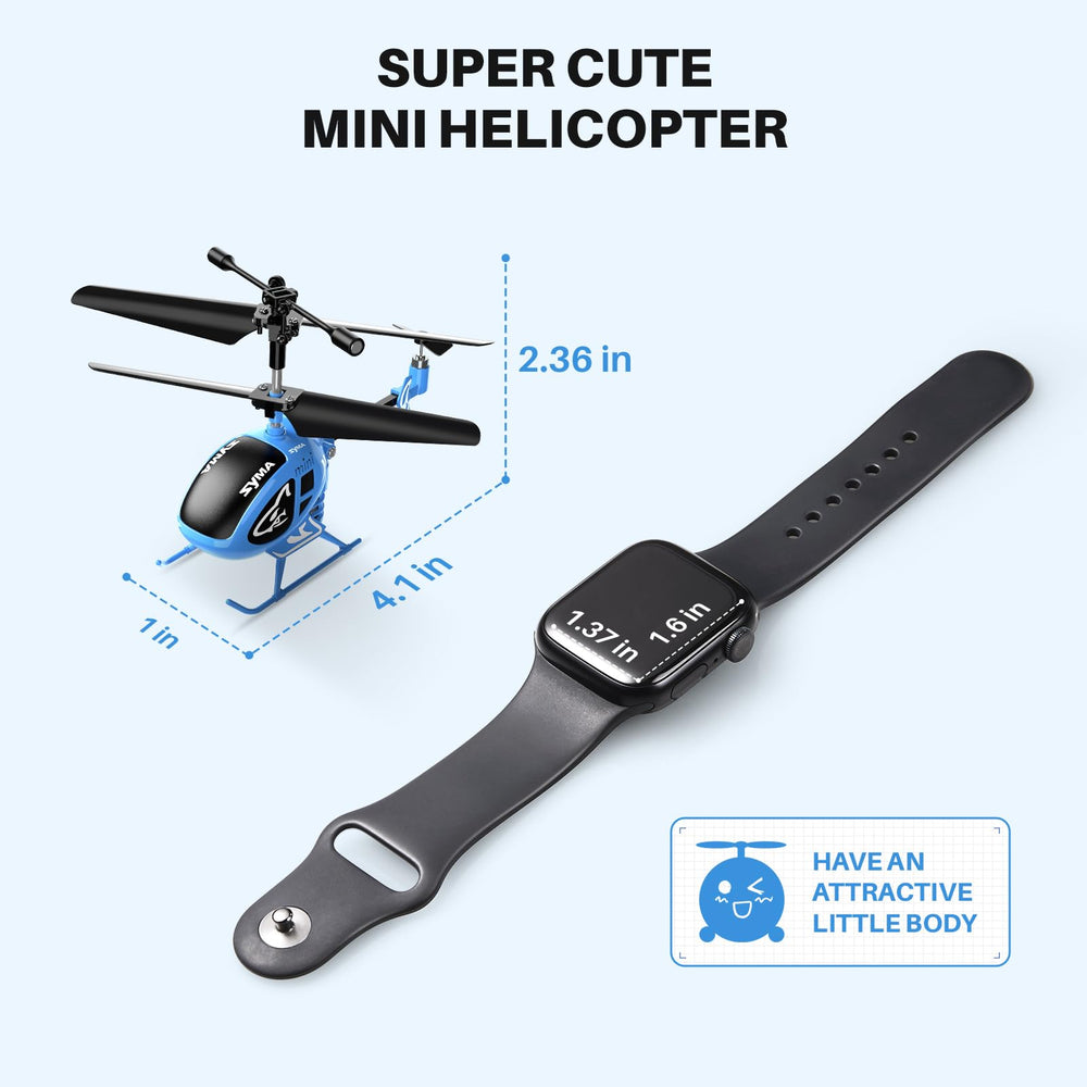 Syma altitude hold feature helps the helicopter hover smoothly indoors.