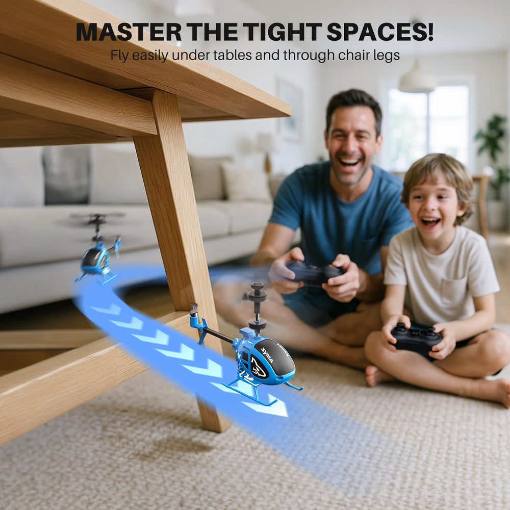 Syma one-key takeoff lets beginners launch and land easily.