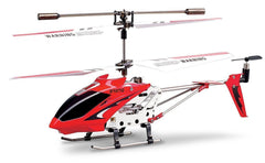 SYMA S107G red canopy detail for indoor flight