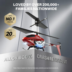 SYMA S107H-E altitude hold demonstrates stable hover.