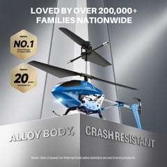 SYMA S107H-E dual-speed RC helicopter for beginners and pros.