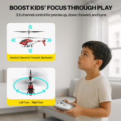 SYMA S107H-E two-speed modes for beginners and faster flights.