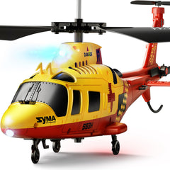 SYMA S53H rescue design in flight for immersive rescue-themed play