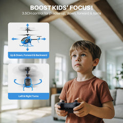 Syma safe indoor flying highlighted by lightweight PVC body.