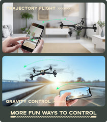 SYMA X600W altitude hold keeps height steady for smooth shots.