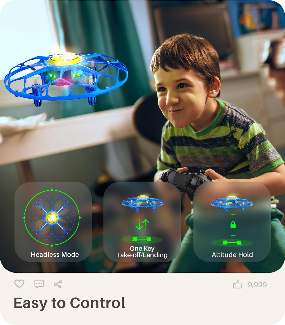 SYMA X660 ideal for indoor flight around tables and shelves.