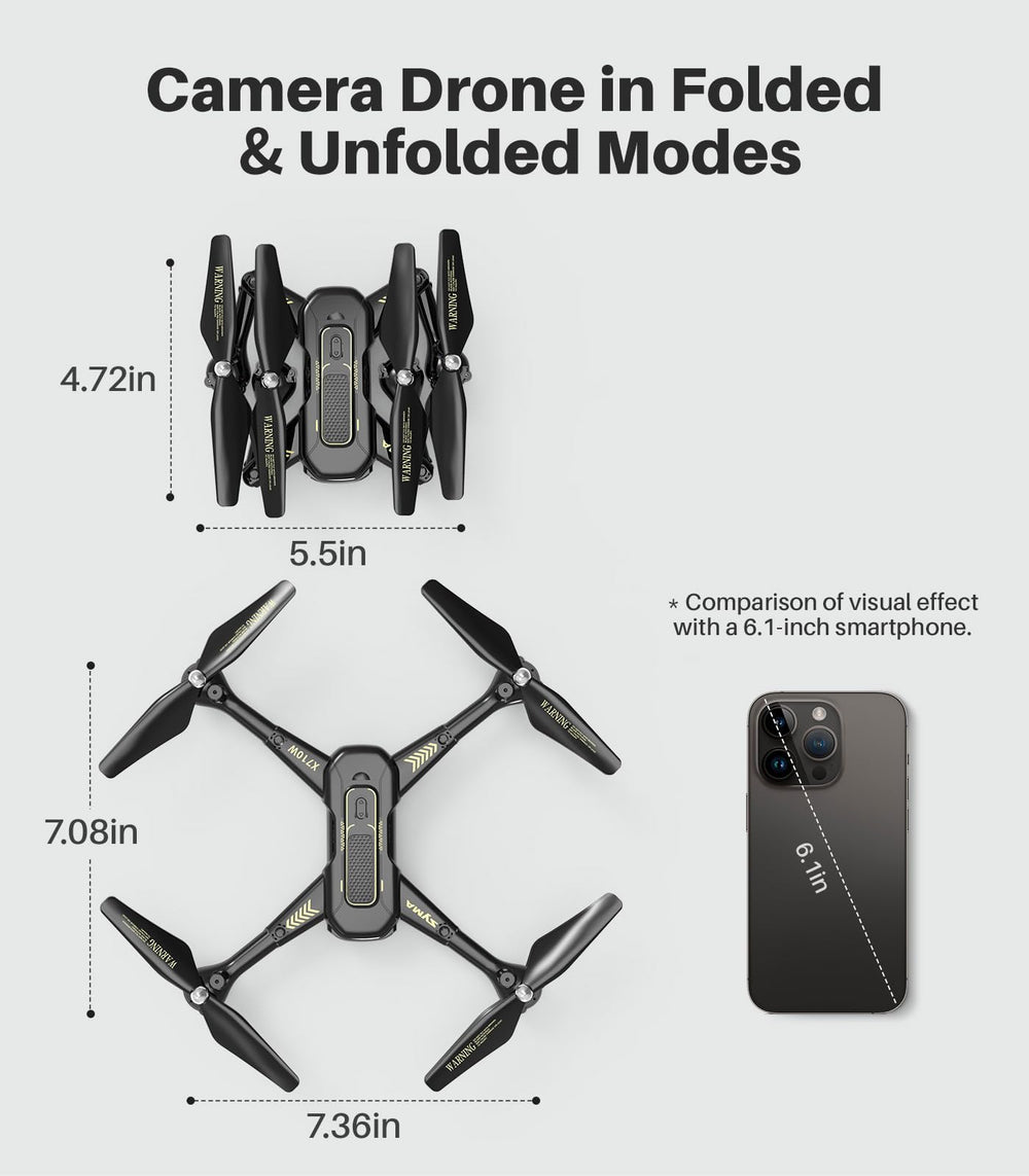 SYMA X710W beginner gift-ready drone inspires new aerial enthusiasts.