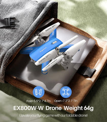 SYMA X800W two batteries extend flight time and fun.