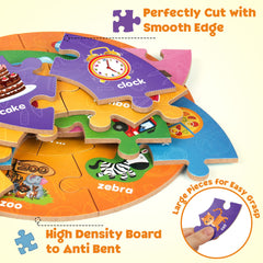SYNARRY colorful letters and numbers encourage recognition and early math skills.