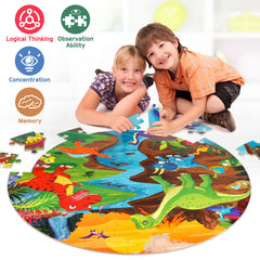 SYNARRY guided assembly layout helps kids navigate the puzzle steps.