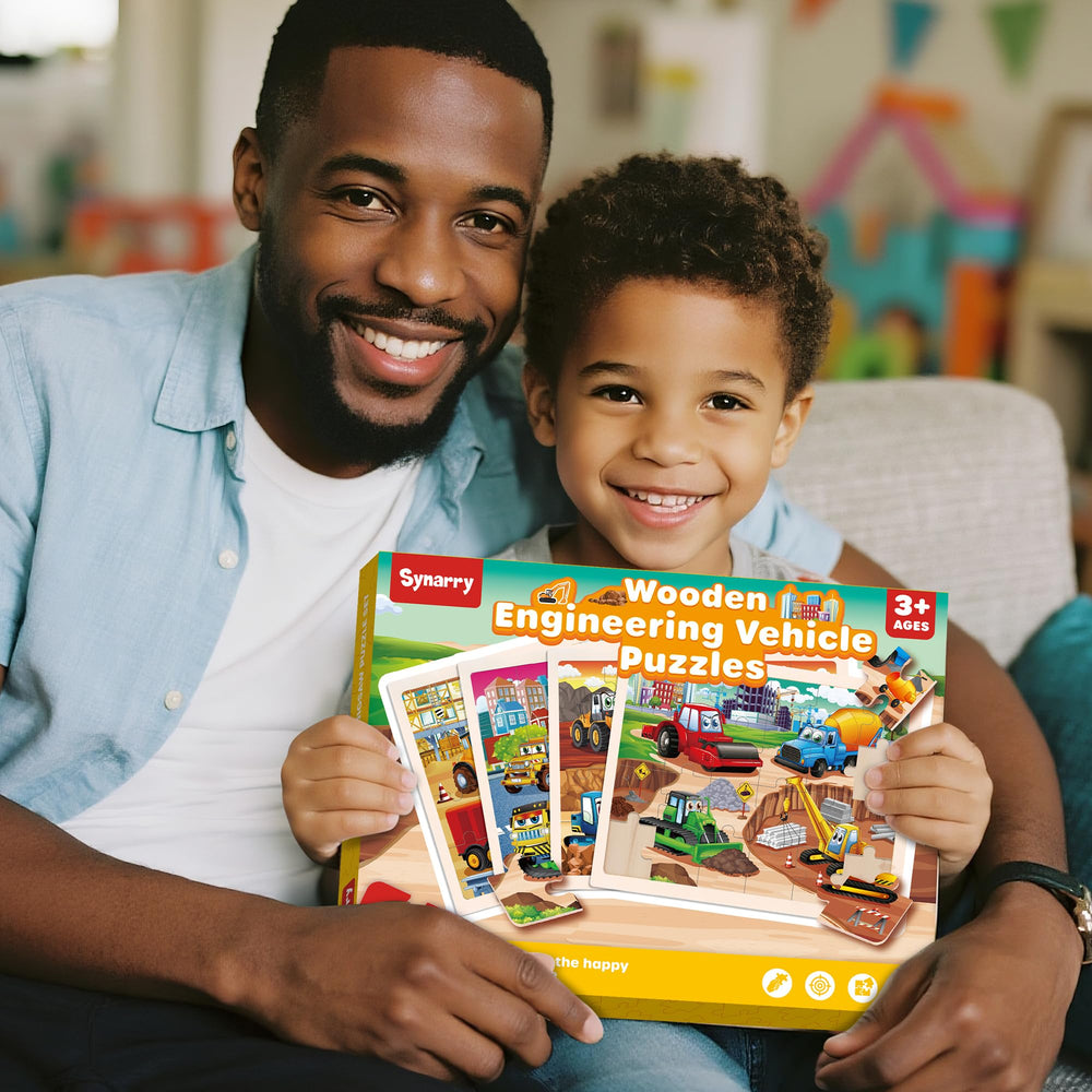 SYNARRY gift-ready puzzle set offers a fun, educational present for ages 3 to 6.