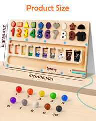 SYNARRY homeschool-friendly learning set supports early numeracy and color skills.
