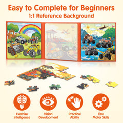SYNARRY magnetic puzzles travel friendly compact design for car or plane