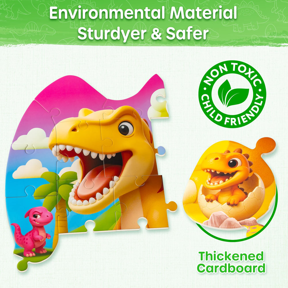 SYNARRY non-toxic cardboard pieces ensure safe, durable use for curious hands.