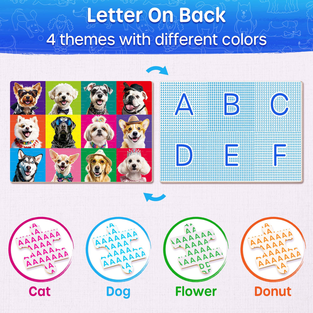 SYNARRY wooden flower puzzle theme, vibrant petals support color and pattern recognition.