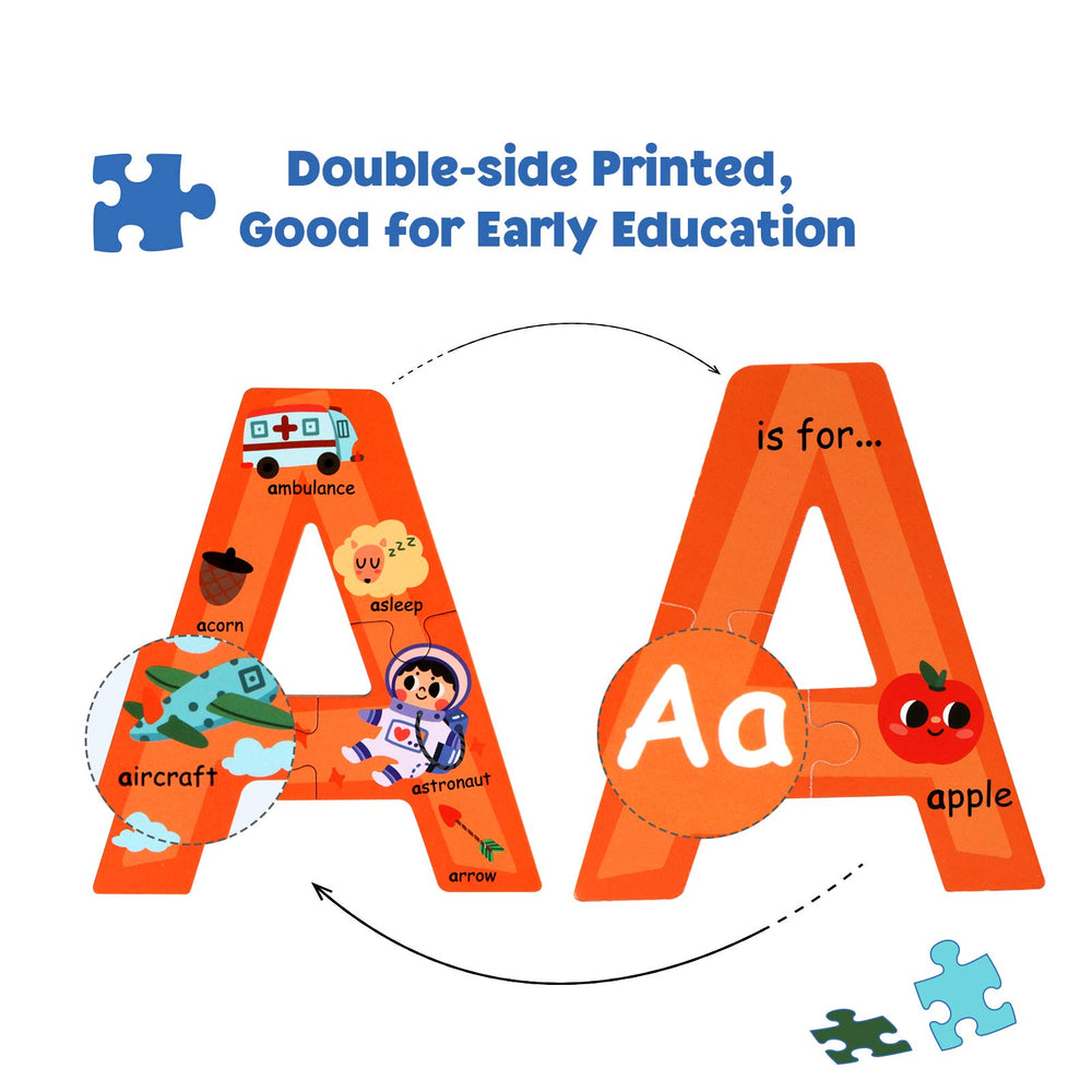 Synarry wooden pieces use non-toxic inks for safe home play.