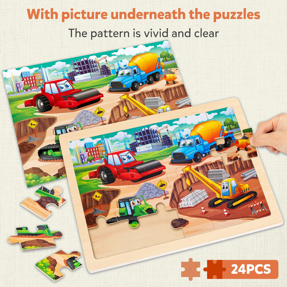 SYNARRY wooden puzzle pieces close-up highlights smooth-cut edges for safe handling.