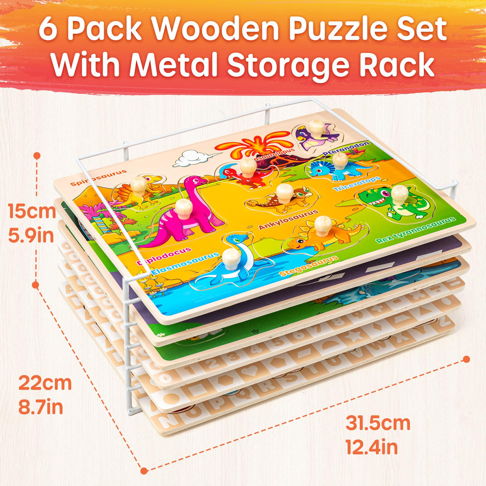 SYNARRY puzzle rack keeps pieces organized for quick setup