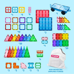 SYNCFUN 3D building tiles for tall, stable towers and designs