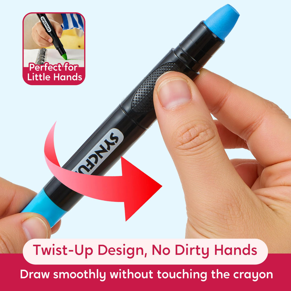 SYNCFUN window crayons ideal for back-to-school and family crafts