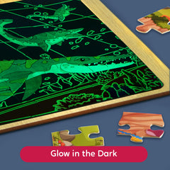 SYNCFUN puzzle frame included helps kids assemble with confidence.