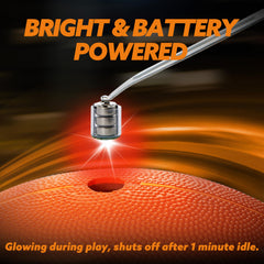 SYNCFUN glow football rugged waterproof shell protects lights during outdoor use