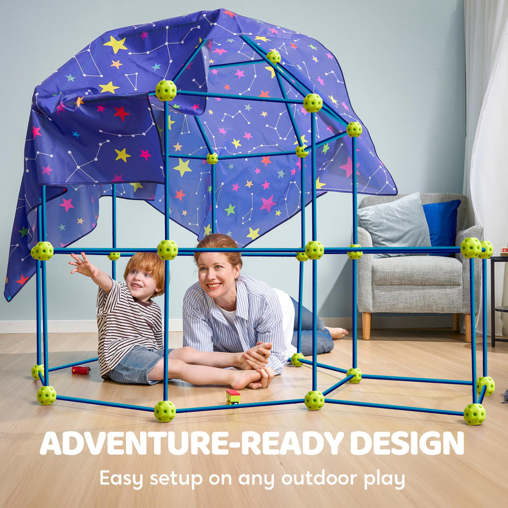 SYNCFUN imaginative caves inviting cooperative play and storytelling adventures.