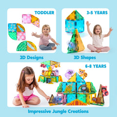 SYNCFUN jungle koala magnetic tile for calm, imaginative scenes