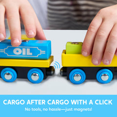 SYNCFUN passenger car supports storytelling adventures and cooperative play with friends.