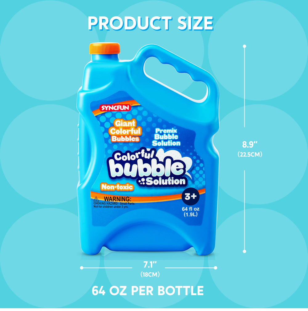 No mixing required SYNCFUN ready to use bubble solution