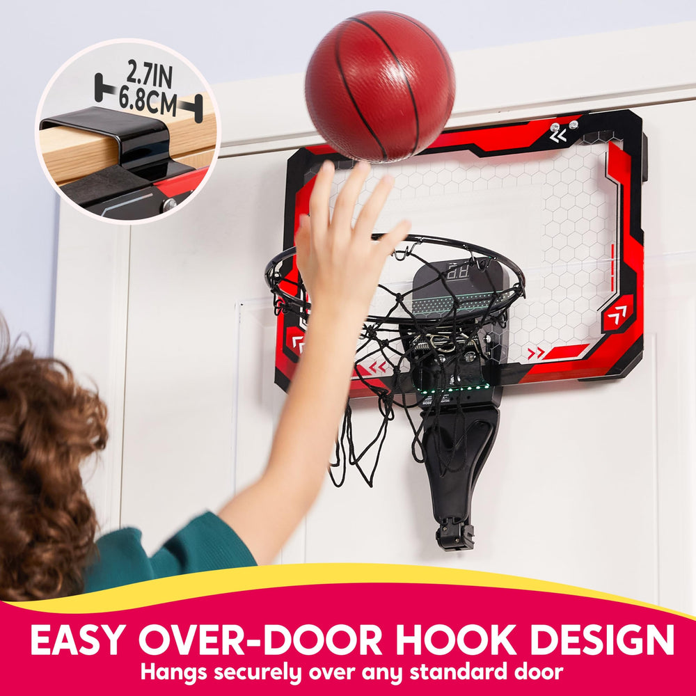 SYNCFUN over-the-door hoop ready for quick setup and active fun.