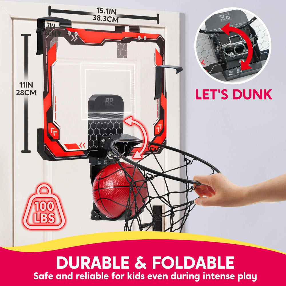 SYNCFUN remote control to adjust LED lighting for customizable play.