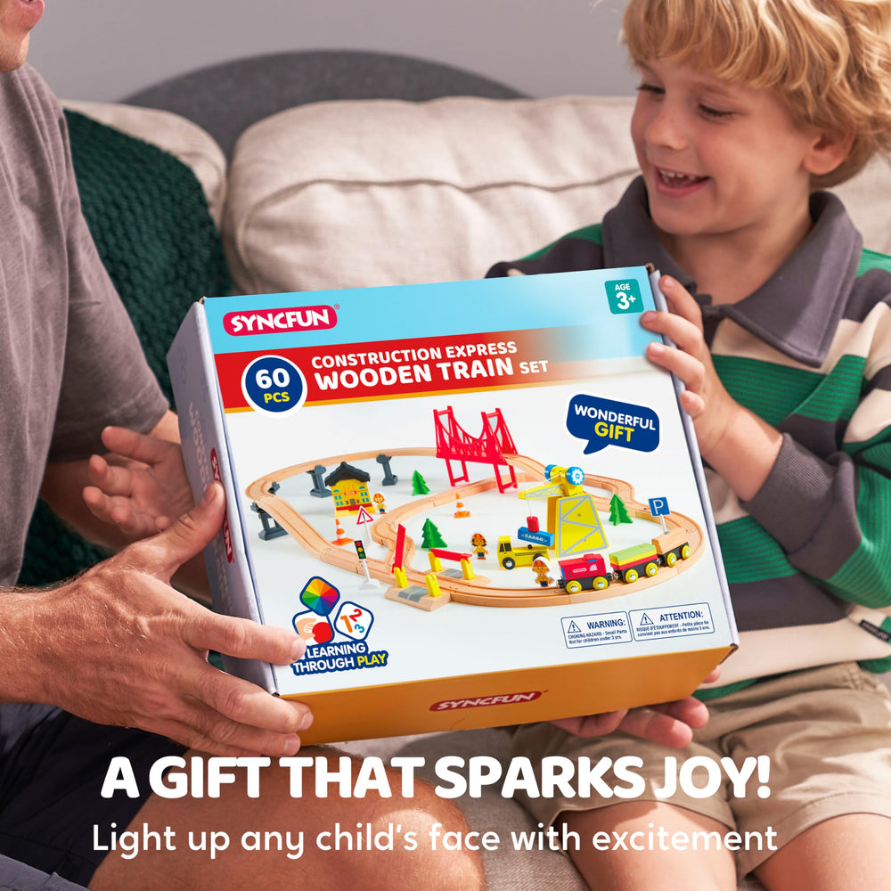 SYNCFUN compatible with Thomas & Friends track sets for expansion.