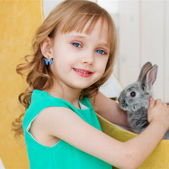 SYNLIN clip-on earrings with unicorn theme offer playful style and secure comfort.