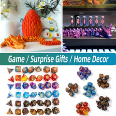 syouces colorful acrylic dice with clear engravings for easy readability