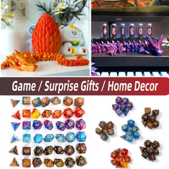syouces dice set with durable acrylic dice for long campaigns.