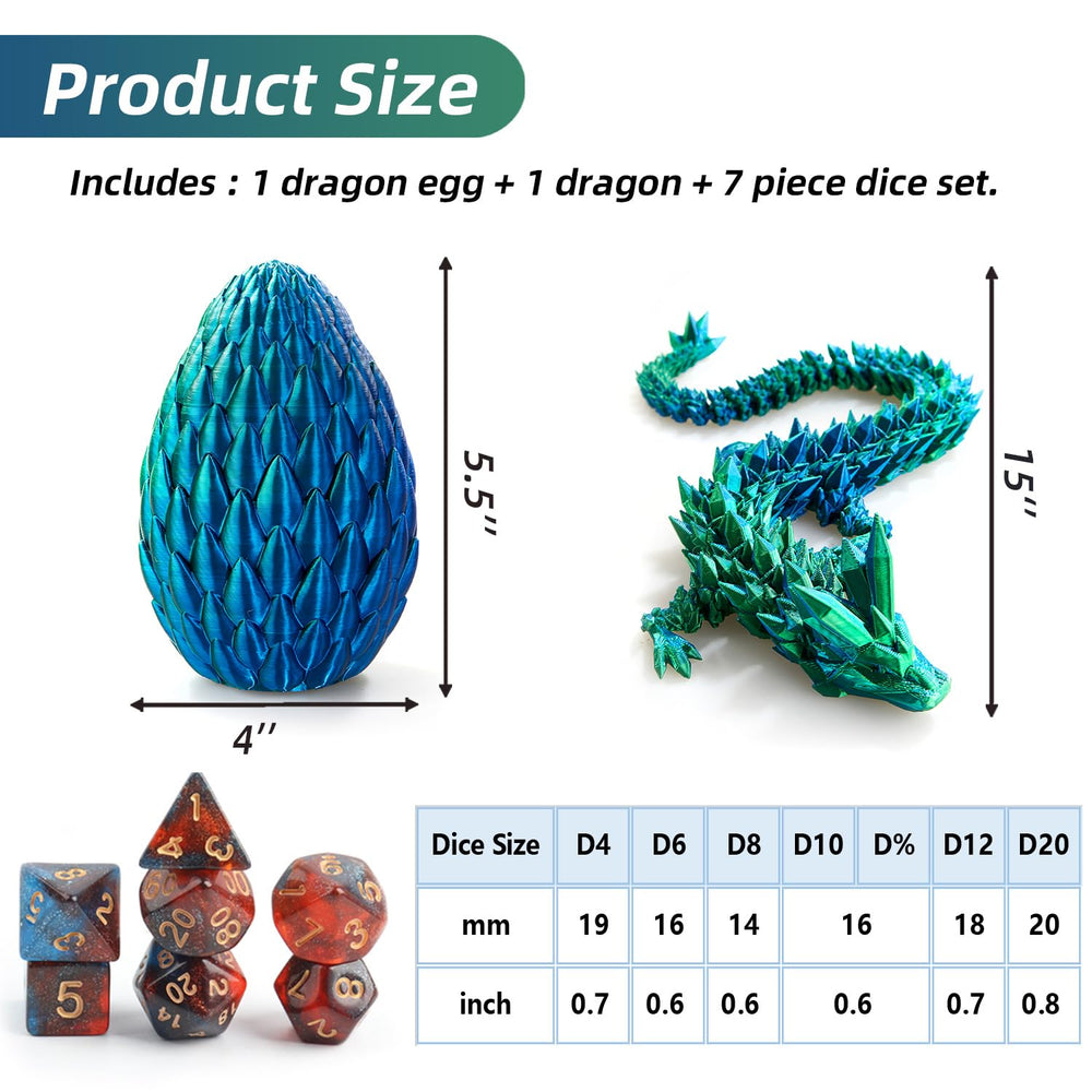 syouces dragon egg 3D printed model for display and storytelling