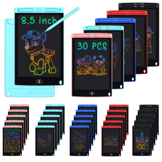 Szhsk 30-pack LCD writing tablets in blue spark kids' creativity.
