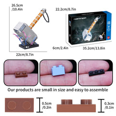 SZRUIZITEC tightly connected blocks ensure a sturdy build and lasting display.