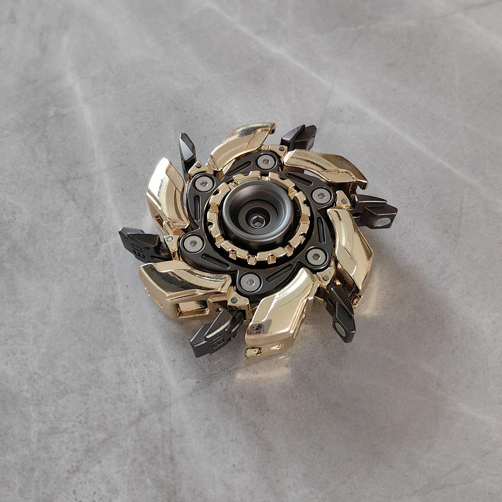 T-Conceal EDC fidget sliders knight gray zinc alloy finish close-up